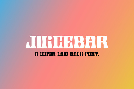 Juicebar Display Font