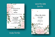 Greeting card templates with Peony, an Invitation Template by Digital illustration shop (Thumbnail 2 of 5)