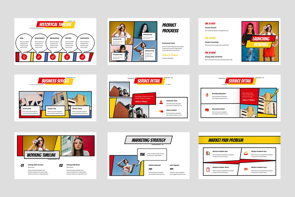 Komika - Presentation Template, a Presentation Template by TMint Creative