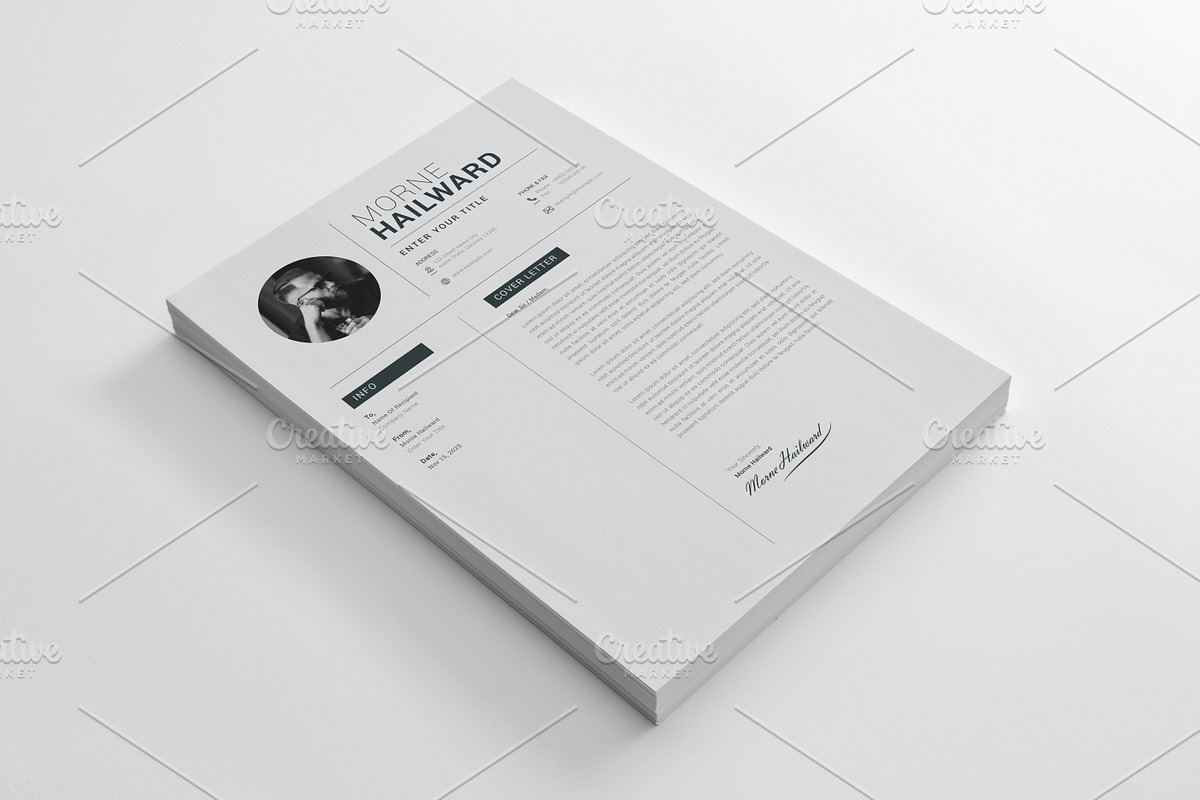 Resumes Template, a Resume Template by Cristal Pioneer (Photo 8 of 8)