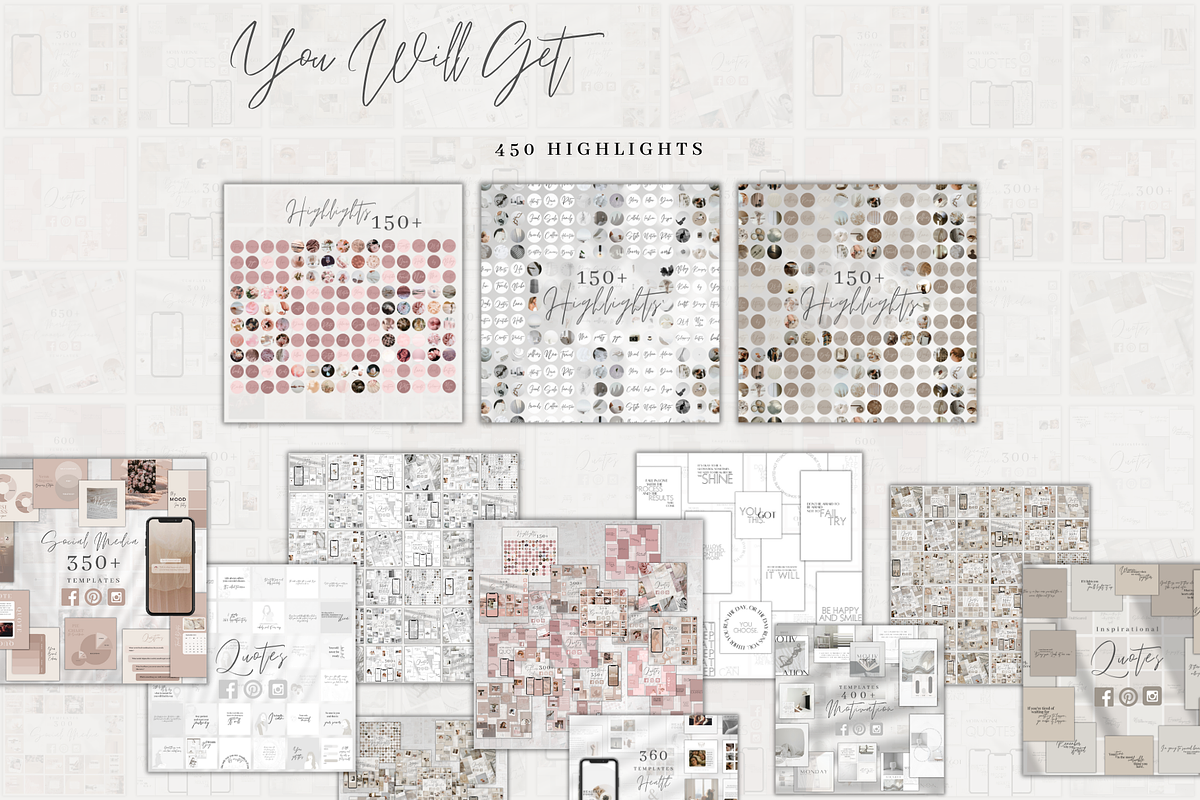 Canva Social Media Template Bundle, a Social Media Template by BRANDcontent (Photo 6 of 10)