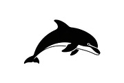 Dolphin Jumping Silhouette Vector bu, an Illustration by Designs_River (Thumbnail 15 of 48)