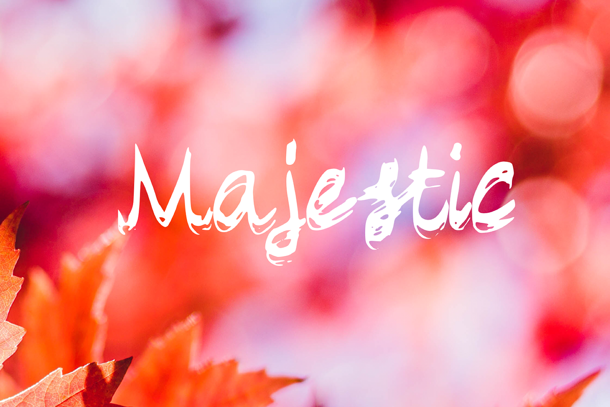 Majestic - Handwritten Script Font