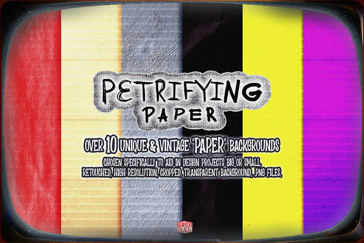 Retro Halloween Horror Collage Pack, an Object Graphic by Retro Black Studio (Photo 18 of 19)