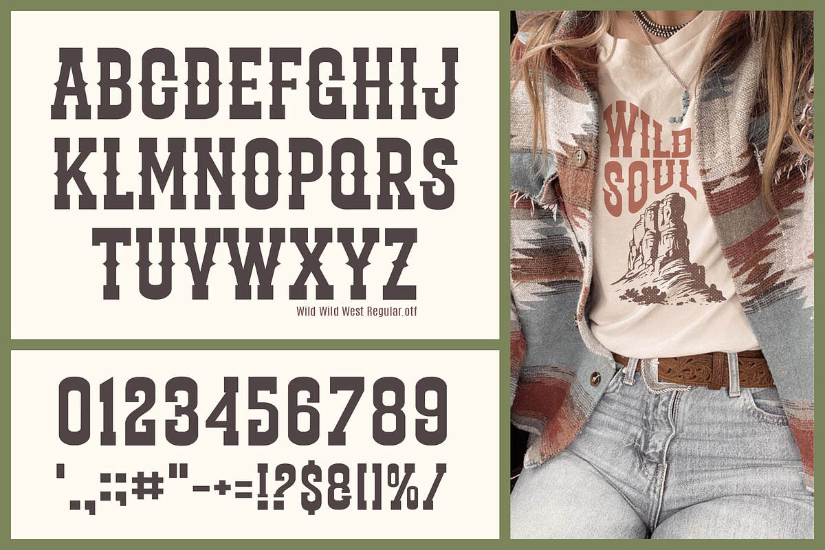 Wild Wild West. Color Font (4styles), a Serif Font by Cosmic Store (Photo 7 of 8)