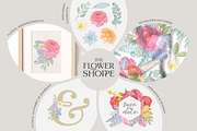The Flower Shoppe | Flower Clipart, an Illustration by Ayca Atalay (Thumbnail 2 of 10)