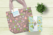 Wetland floral watercolor patterns, a Pattern Graphic by Piñata (Thumbnail 8 of 8)