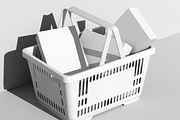 Grocery Basket Cereal Mockup, a Packaging Mockup by graphicsauce (Thumbnail 2 of 3)
