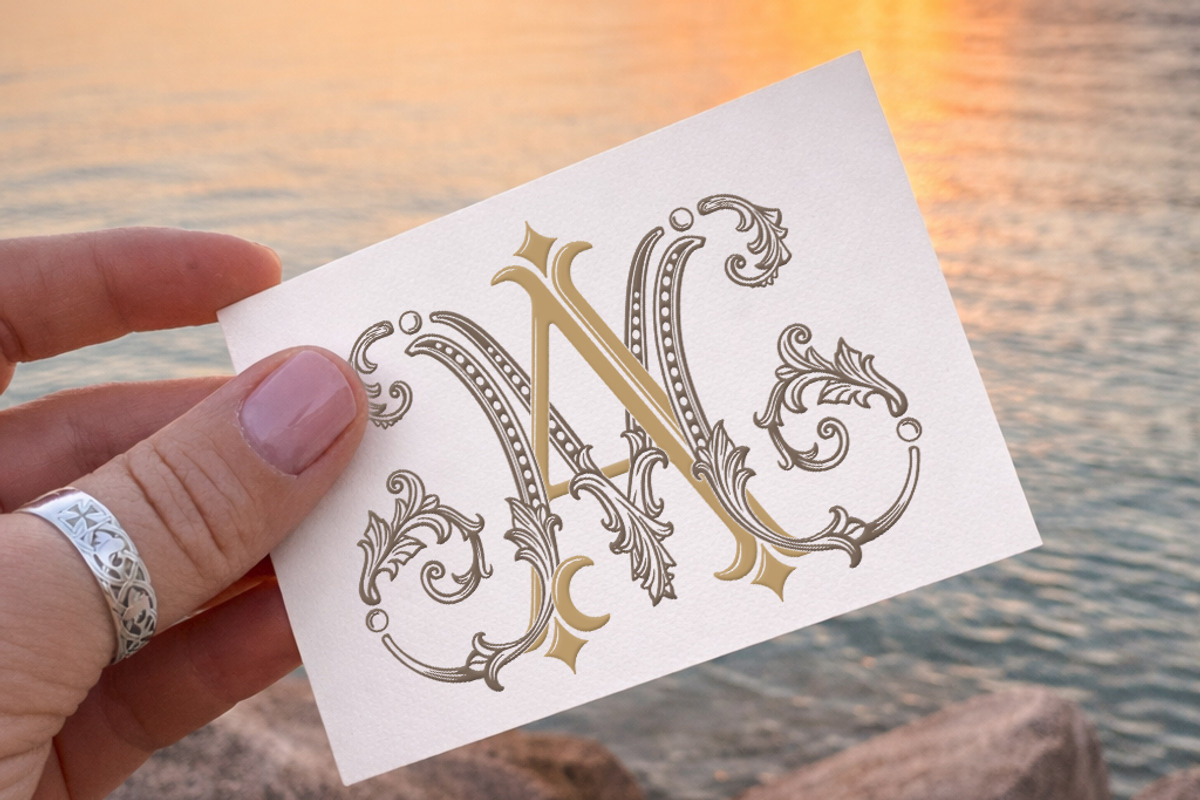 MA AM Wedding Monogram Logo, a Branding & Logo Template by LogoAV (Photo 3 of 6)