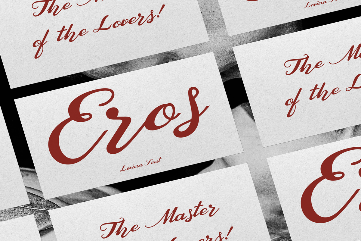 CF Lovina - Beautiful Elegant Script, a Script Font by Indotype Foundry (Photo 10 of 10)