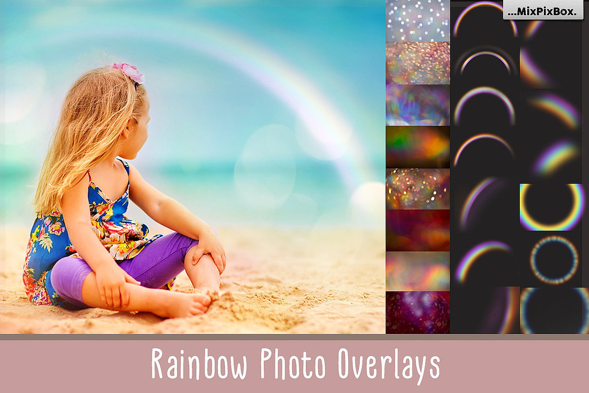 Sun Overlays Collection, a Layer Style Add-On by MixPixBox (Photo 5 of 14)