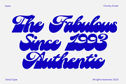Kolta | Bold Chunky Script, a Script Font by Jolicia Type (Thumbnail 6 of 13)