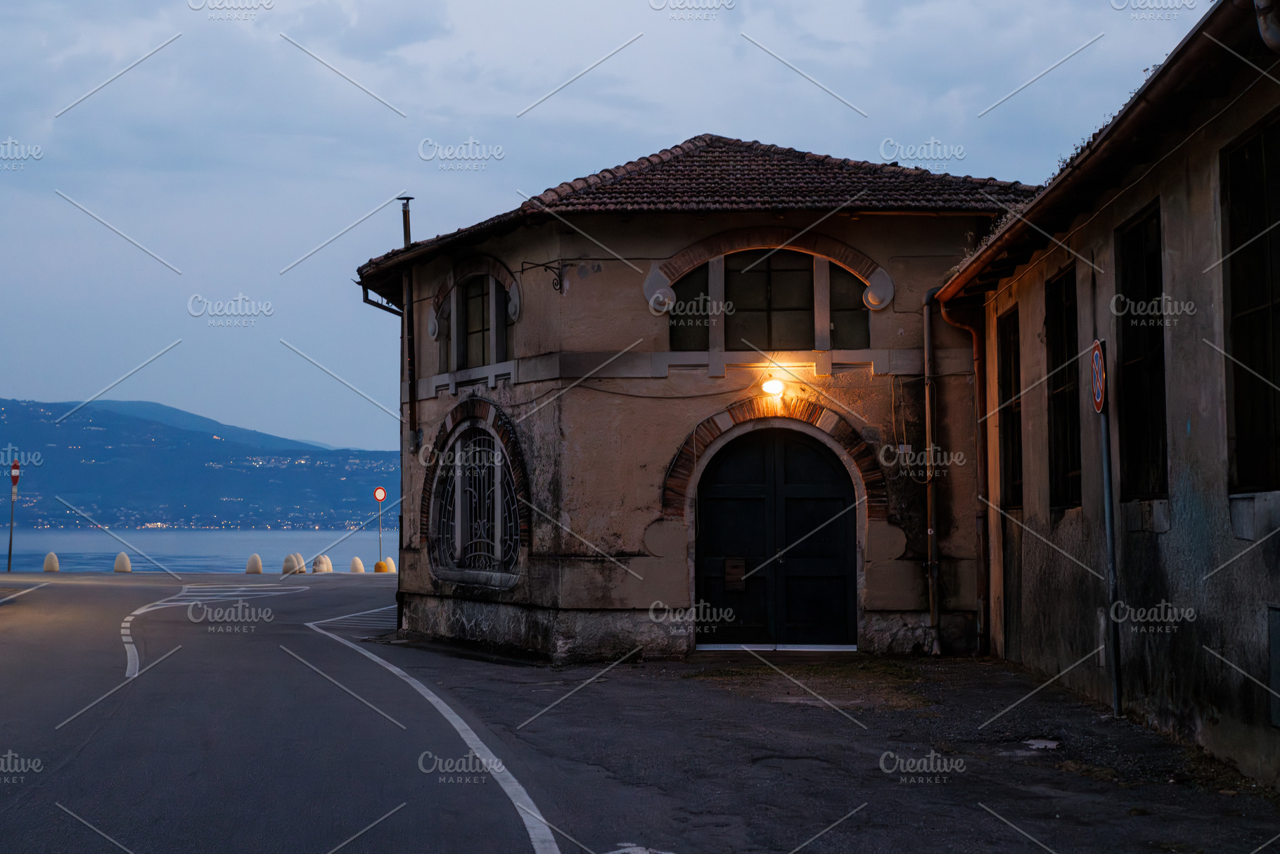 Serene Sunset View of Lake Garda, an Architecture Photo by Bepslabor