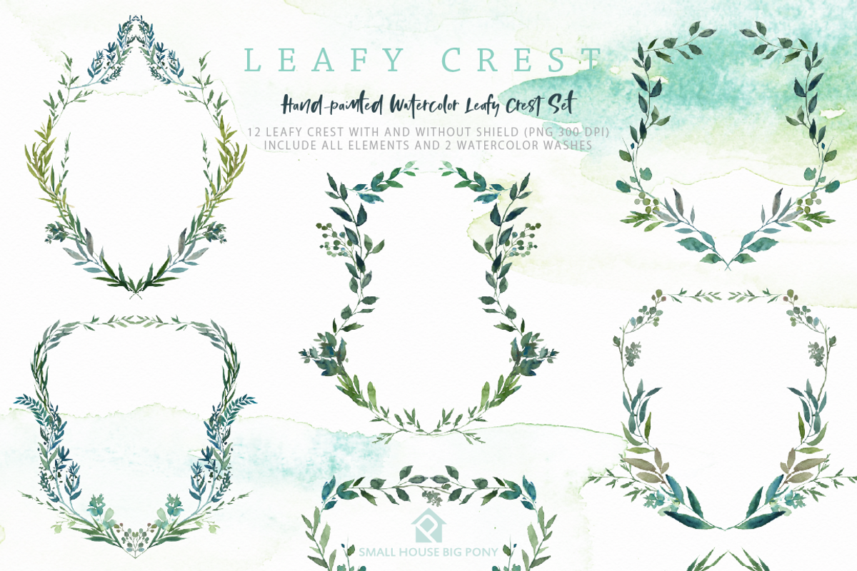 Crest Creator - Creative Bundle Set, an Illustration by SmallHouseBigPony (Photo 3 of 23)
