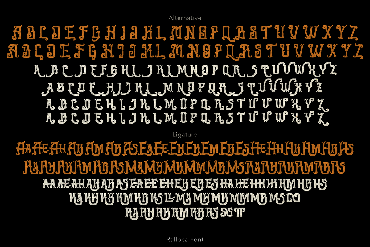 Ralloca Victorian Font, a Serif Font by TypeClassHeroes (Photo 14 of 15)