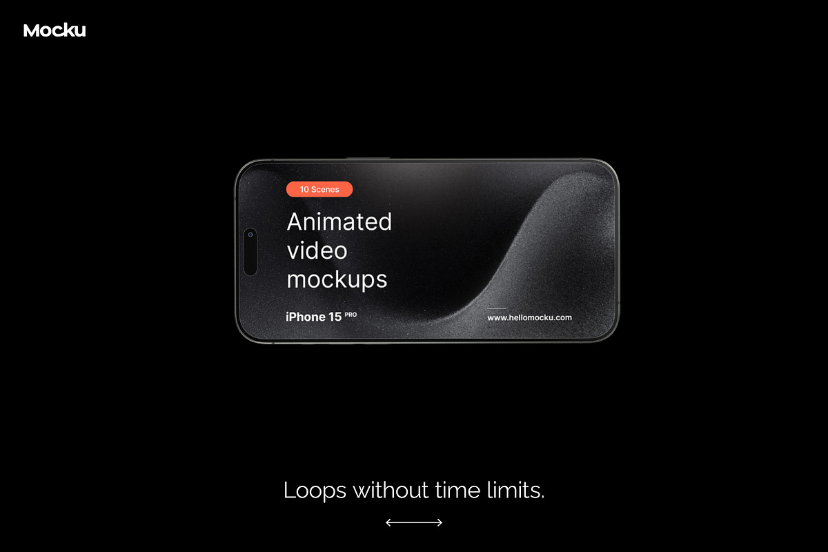 iPhone 15 PRO Video Mockup Bundle, an iPhone Mockup by Mocku (Photo 5 of 12)