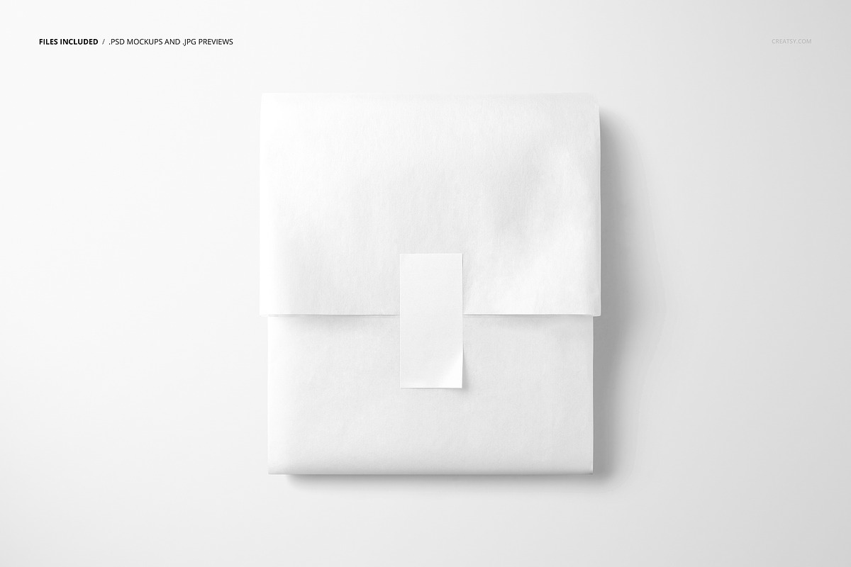Tissue with Vertical Label Mockup, a Packaging Mockup by creatsy5 (Photo 2 of 6)