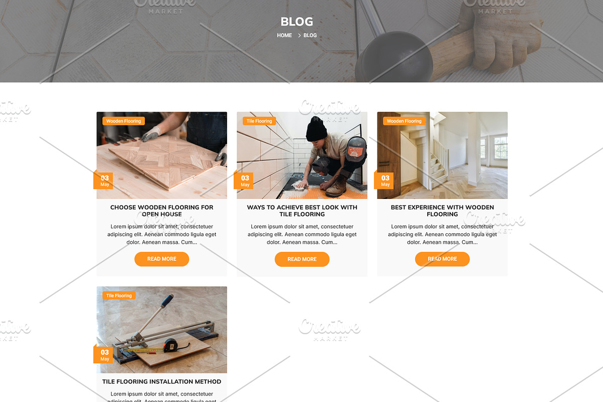 Paving, Construction & Flooring, a WordPress Template by HasnainDEV (Photo 4 of 5)