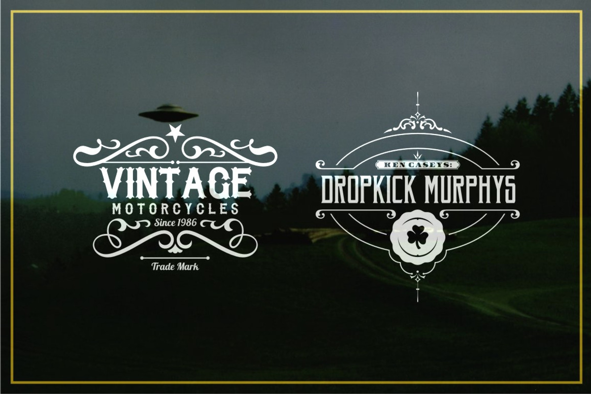 6 Ornamental Vector Labels preview 4