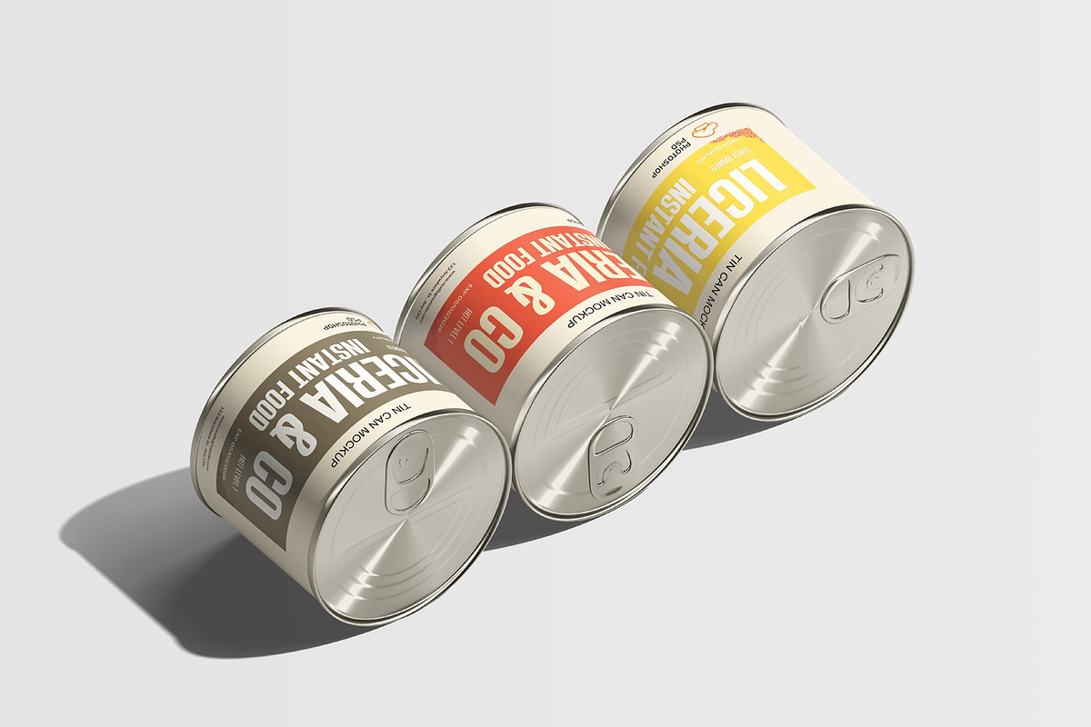 Aluminum Tin Can Mockups, a Product Mockup by Sweetdady (Photo 13 of 16)