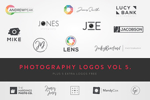 Modern Photography Logos Vol 5