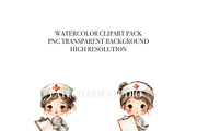 Hospital Clipart Set, a Decorative Illustration by Pati Charm Studio (Thumbnail 6 of 8)