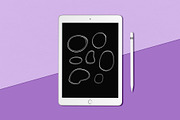 30 Frame Brushes for Procreate App, a Brush Add-On by Molly Jacques (Thumbnail 3 of 6)