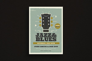 Jazz & Blues Music Flyer