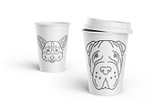 Dog Head Silhouettes Bundle, an Object Graphic by pet design shop (Thumbnail 11 of 12)