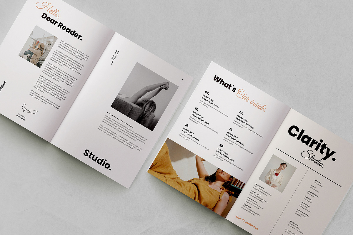 Fashion Magazine Template preview 2