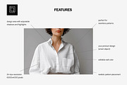 Long-sleeved Classic Shirt Mockup, a Shirt Mockup by 1001 mockups (Thumbnail 2 of 9)