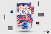 4th Of July Flyer Template, a Flyer Template by Aam360 (Thumbnail 2 of 3)
