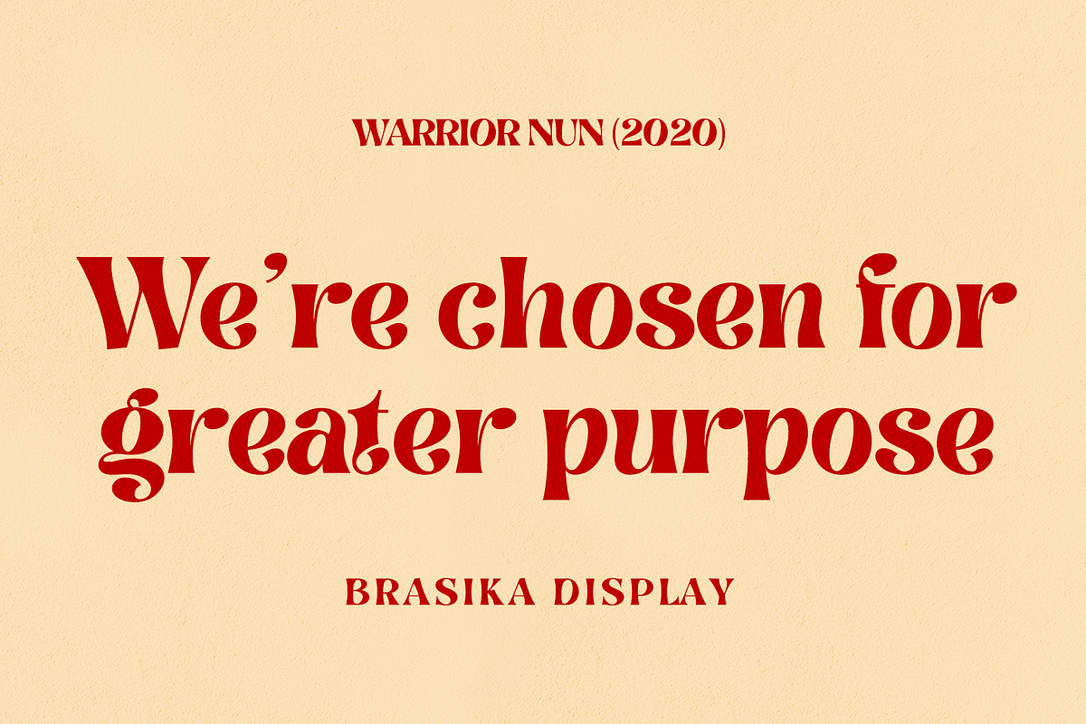 Brasika, a Font by nurrontype (Photo 9 of 16)