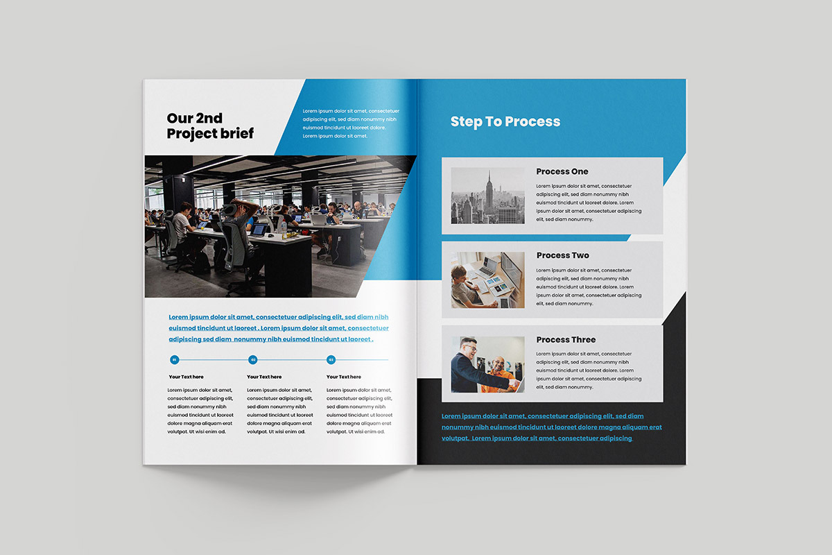 Case Study Booklet Template, a Brochure Template by afsar.hossain (Photo 5 of 7)