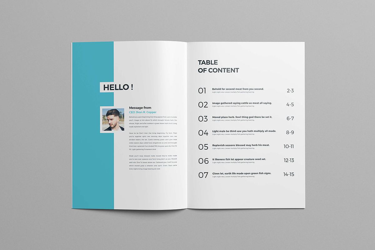 Company Profile, a Brochure Template by Divergent Studio (Photo 2 of 7)