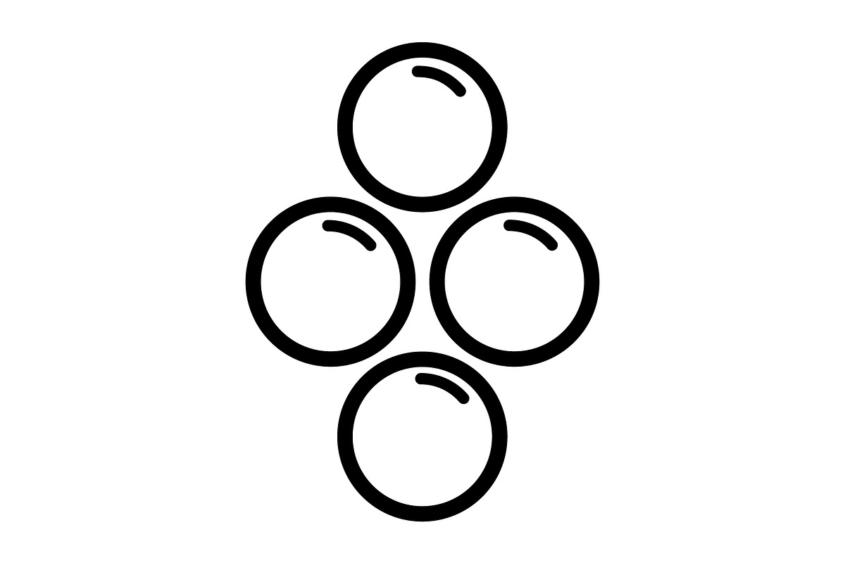 Bubble icon, an Outline Icon by Sumberpangan (Photo 3 of 5)