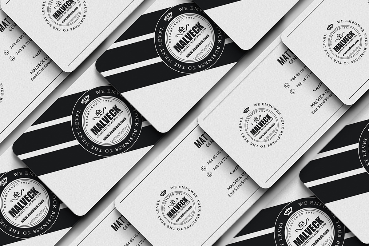 Modern White Business Card, a Business Card Template by Marvel (Photo 3 of 4)