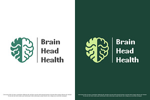 Brain Health Logo Design Template, a Branding & Logo Template by Morvana Crew