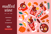 Mulled wine illustrations, a Decorative Illustration by Fave Brush (Thumbnail 1 of 8)