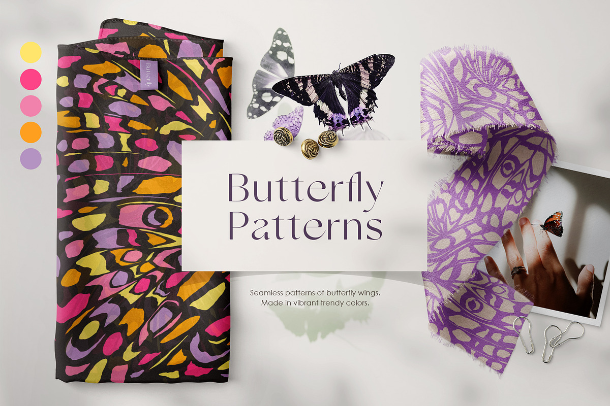 Butterfly Patterns, a Pattern Graphic by PatrushevaYana (Photo 9 of 9)