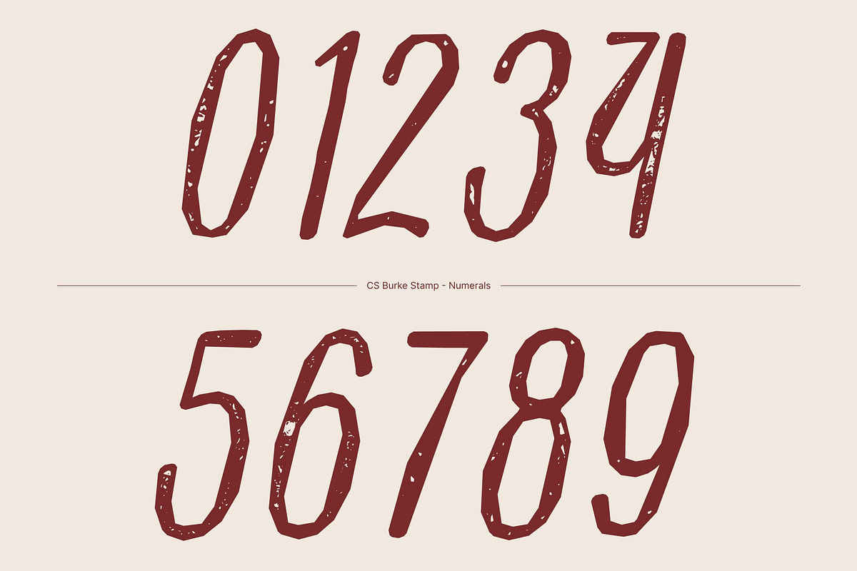 CS Burke Stamp, a Sans Serif Font by Craft Supply Co. (Photo 5 of 8)