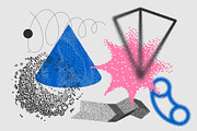 126 Vector Dither Textured Clip Arts, a Graphic by softulka (Thumbnail 16 of 19)