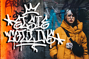 Step Better Graffiti Tags, a Font by Ronny Studio (Thumbnail 5 of 9)