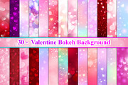 Valentine Bokeh Background, a Decorative Illustration by Digital Studio (Thumbnail 1 of 15)