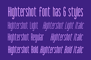 Hightershot – Modern Condensed Font, a Sans Serif Font by Fikryal Studio (Thumbnail 3 of 10)