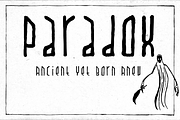 Paradox X, a Font by dawnland (Thumbnail 1 of 4)