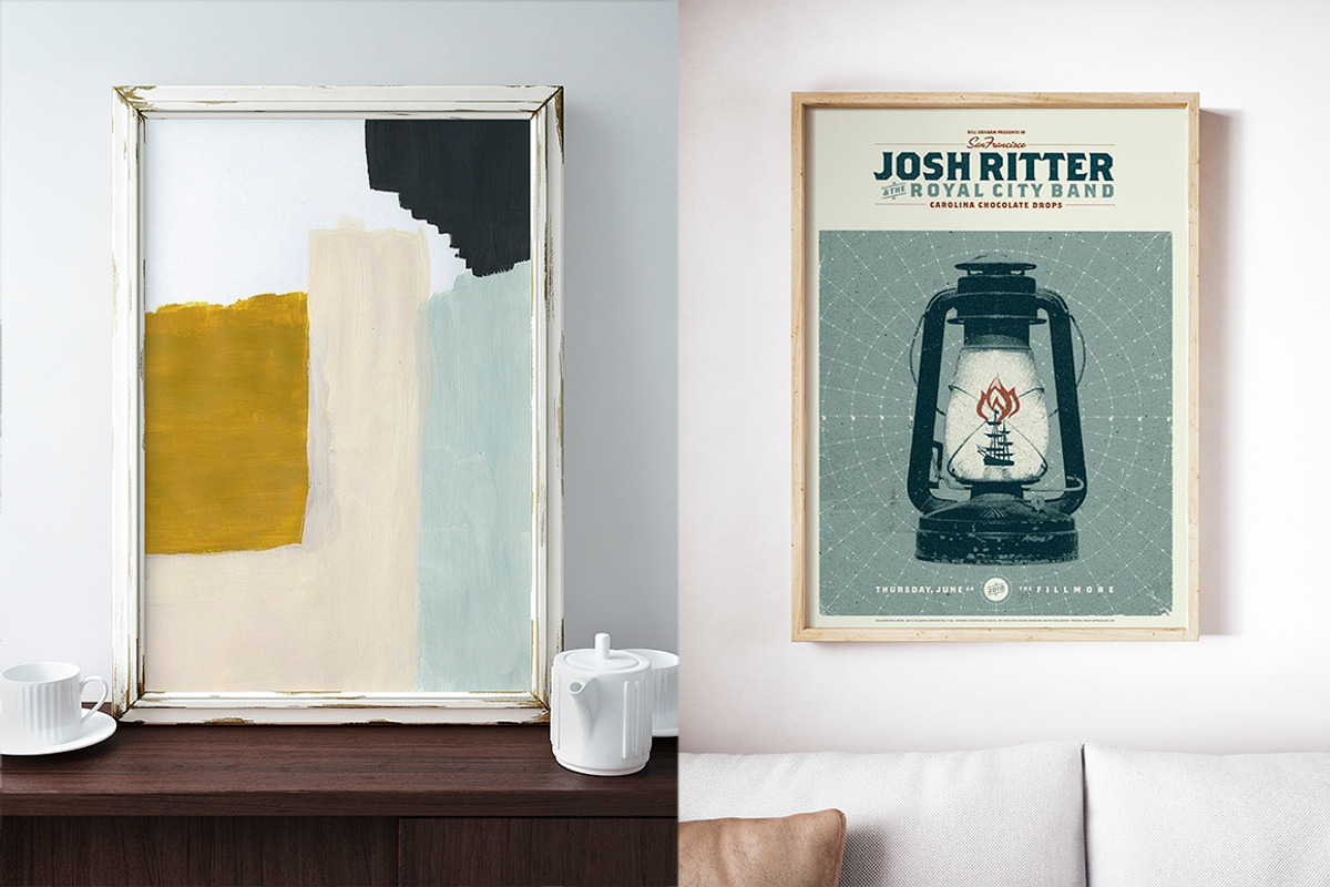 Poster Frame Mockup Set, a Print Template by Best Pixels™ (Photo 4 of 7)