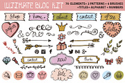Ultimate DIY blog kit 01, a Templates & Theme by Tatianakost49 (Thumbnail 1 of 3)