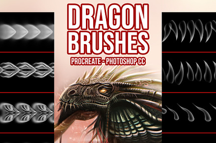 Dragon Brush Pack, a Brush Add-On by vurdembrushes