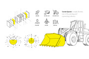 Construction machinery 20 ITEMS, a Technology Illustration by Vladimir Vihrev (Thumbnail 5 of 20)